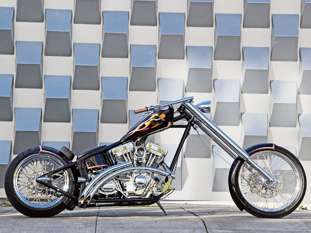 Custom softail chopper sale