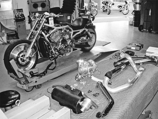 Harley Davidson V Rod Turbo Kit Installation Hot Bike Magazine