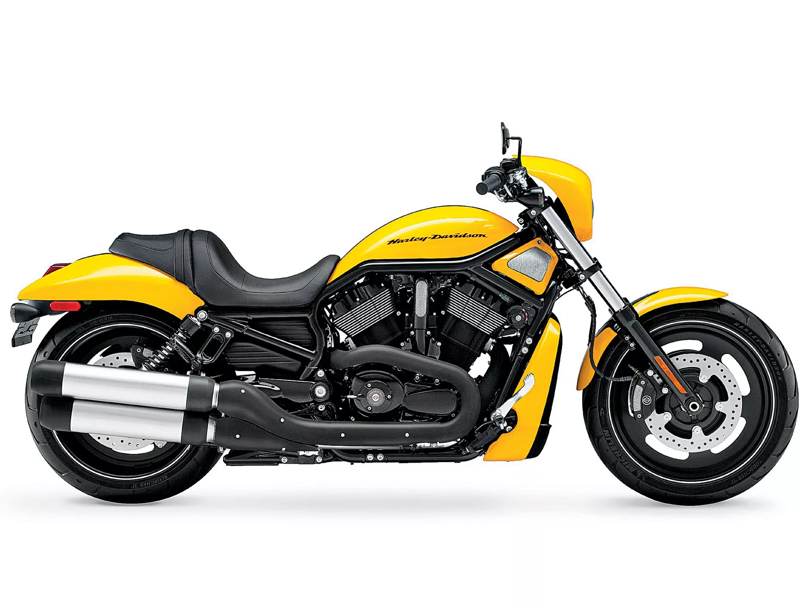 Harley davidson best sale street rod yellow