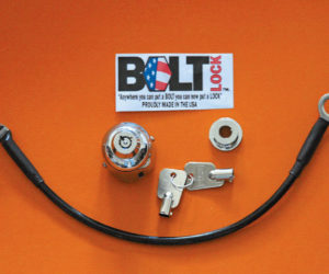Bolt Lock’s Motorcycle Helmet Locking Cable