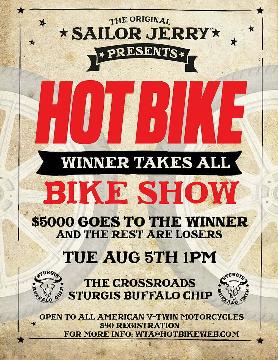 Winner takes all bike show