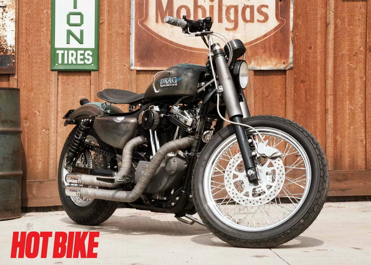 Naked Aggression A Custom Harley Davidson Sportster Hot Bike