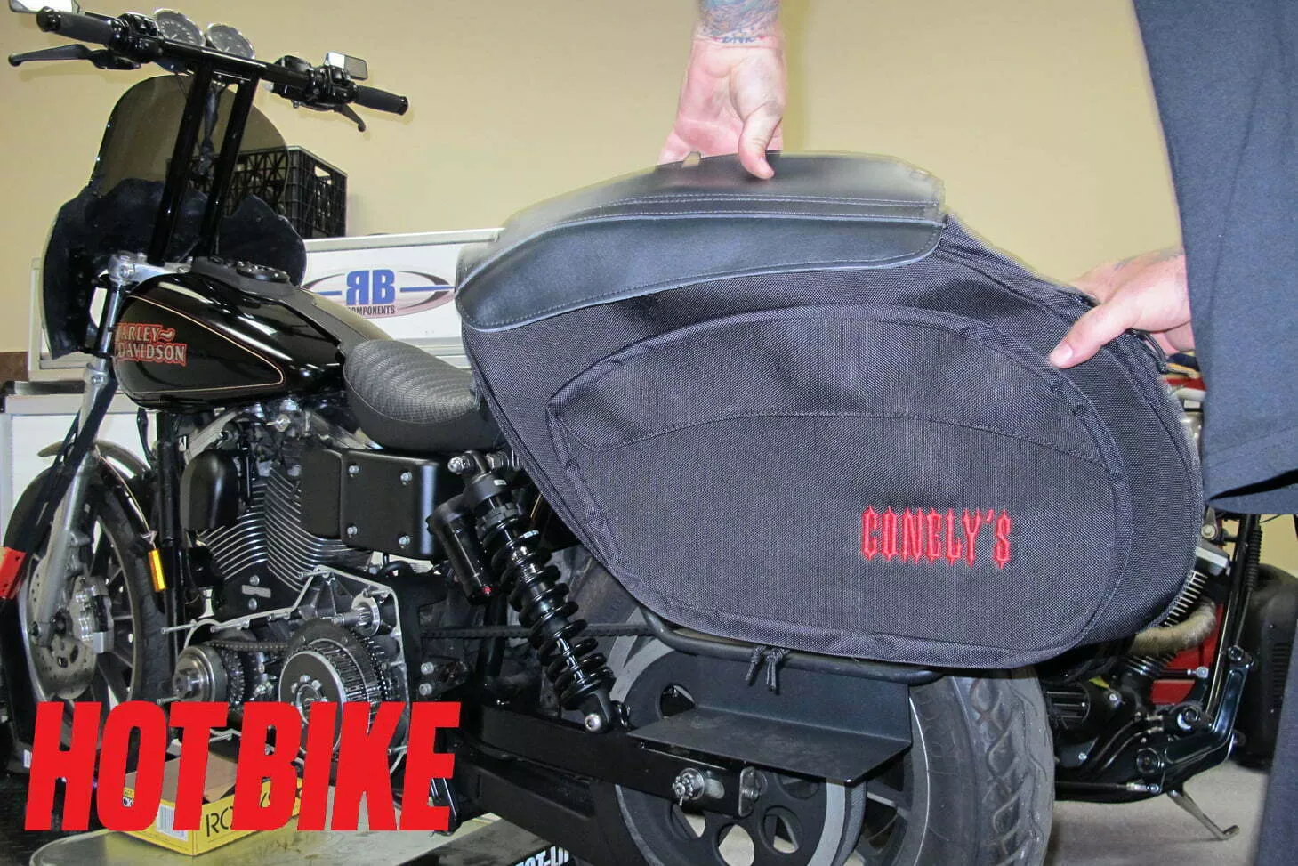 harley dyna saddlebags