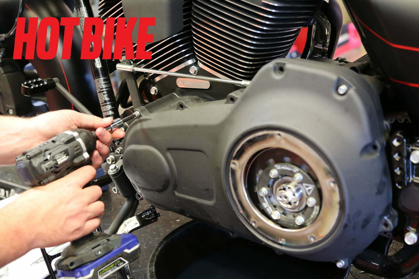 Harley auto clutch install