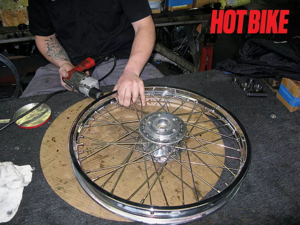 Harley wheel build