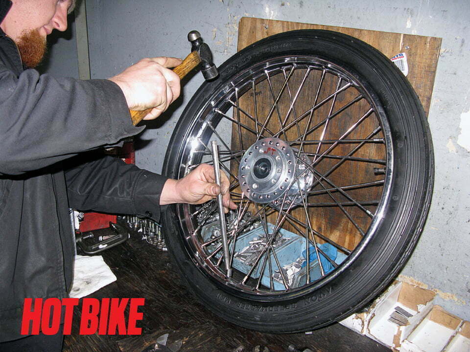Harley wheel build