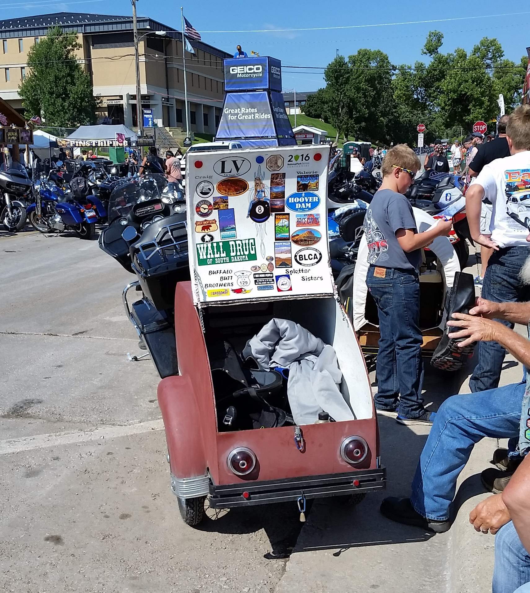 sturgis 2016 motorcycle trailer