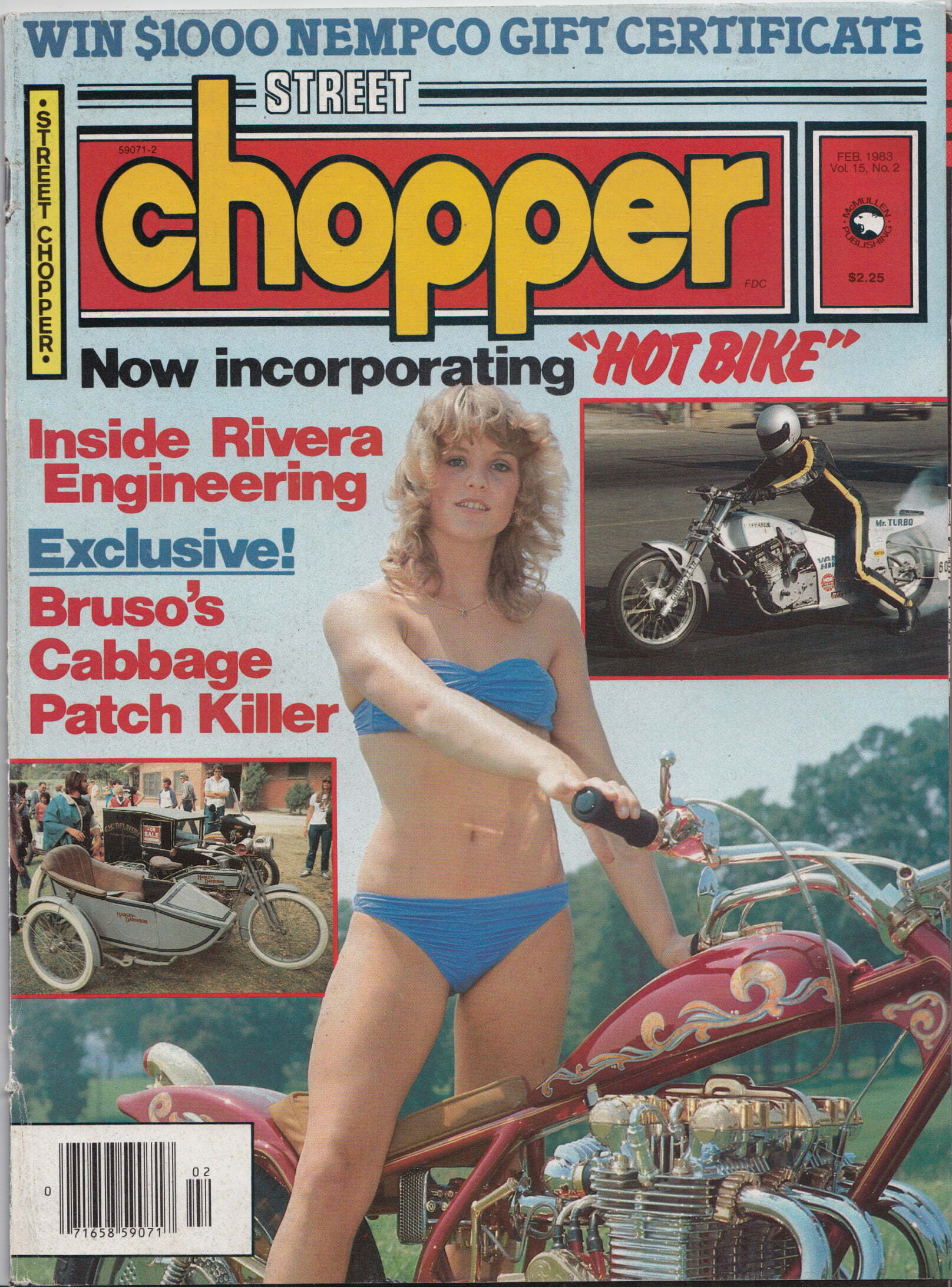 hot bike street chopper february 1983