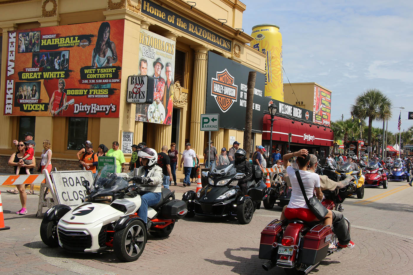 Daytona Bike Week The Bars.