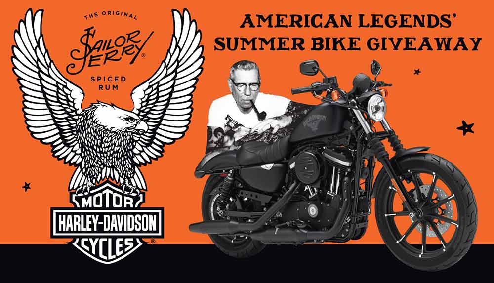 Win a Custom Sailor Jerry HarleyDavidson Motorcycle Hot Bike Magazine