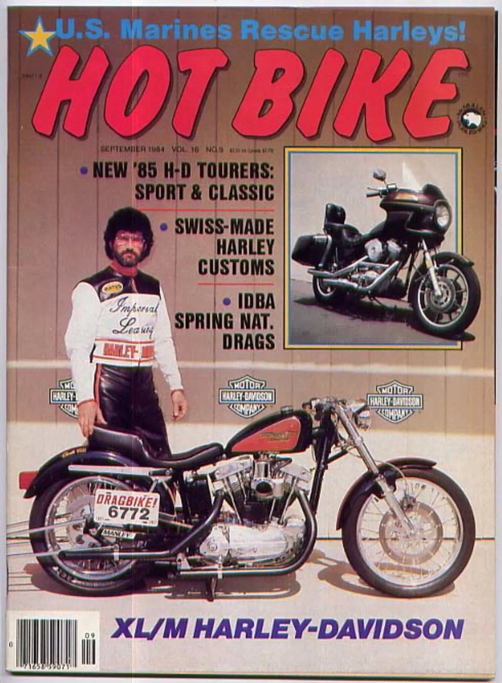 Hot Bike September 1984 Cover