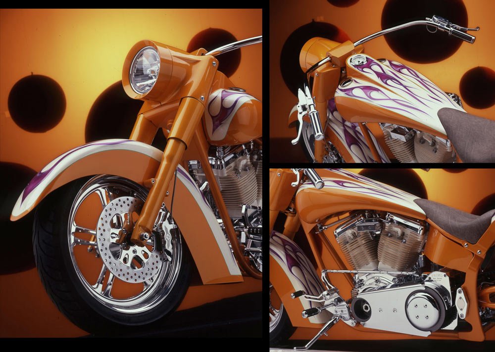 Custom Motorcycle Harley Davidson Details