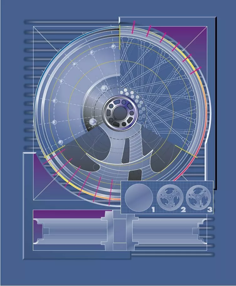 wheel design illustration