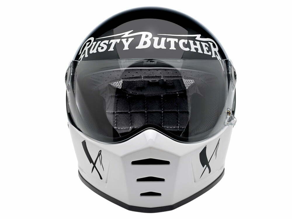 Biltwell Lane Splitter Helmet – Rusty Butcher Edition