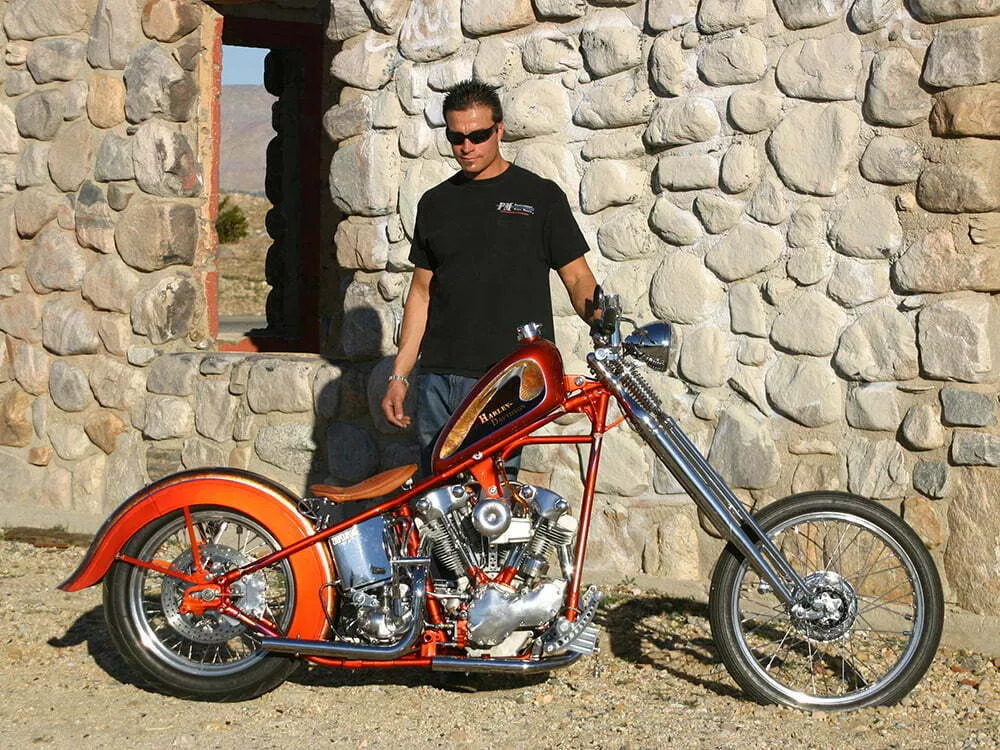 harley-davidson knucklehead chopper