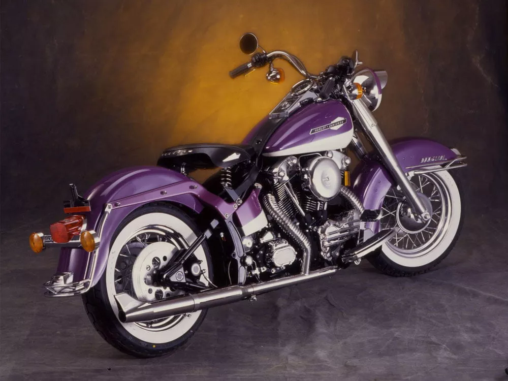 This 1997 Harley Davidson Fat Boy Has Some Fat Knuckles Hot Bike Magazine