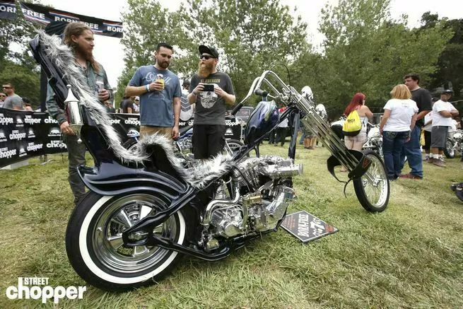 fuzzy saddled motorcycle