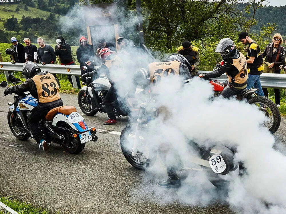 punks peak motorcycle start