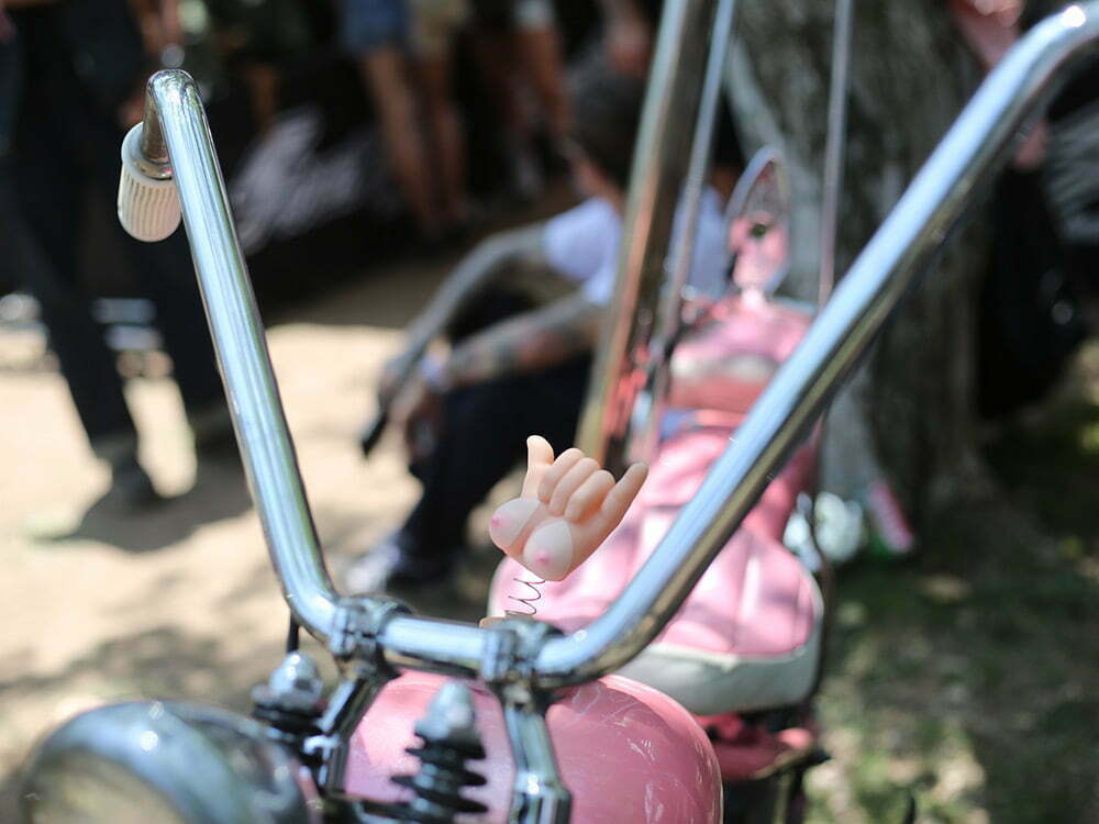 hang loose bobber on panhead chopper