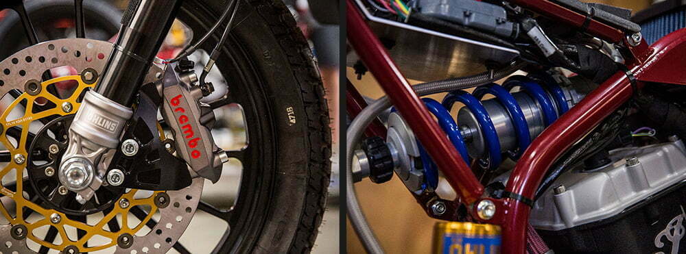 brembo brakes and ohlins shocks