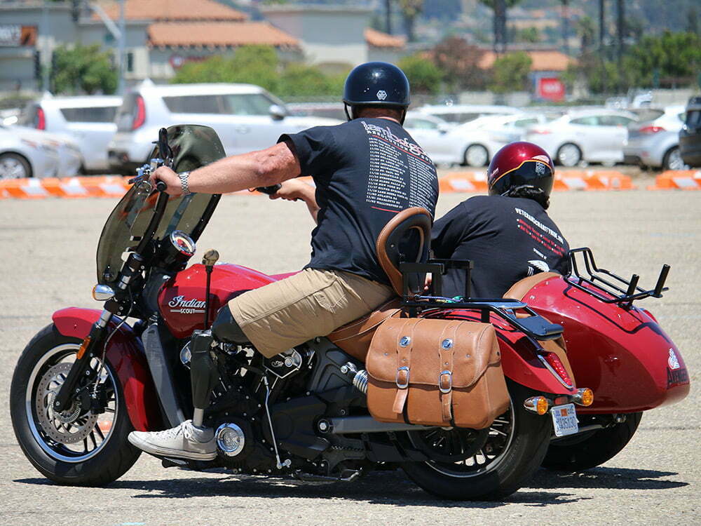 Richie on Indian Scout