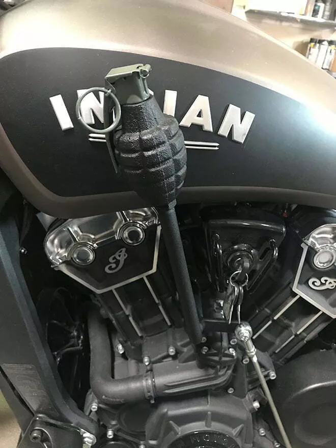 fake grenade hand shifter