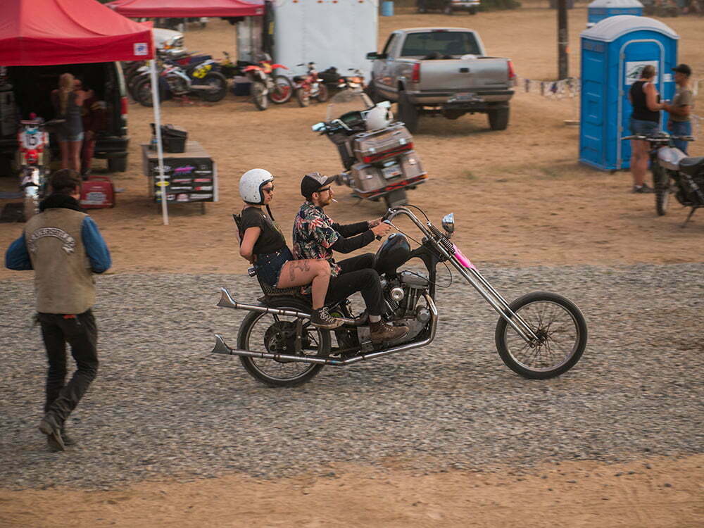 winning chopper at wild one