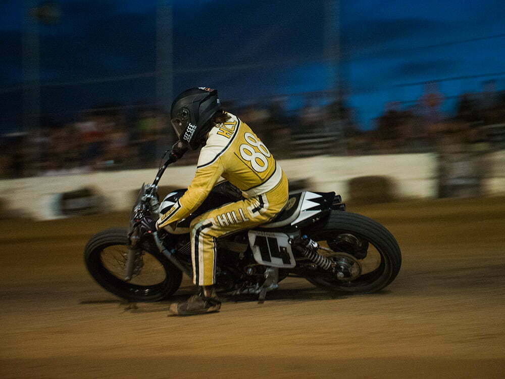 fast hooligan on flat track