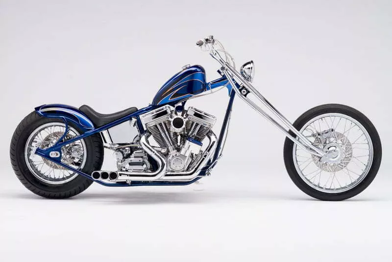 2009 custom evo rigid chopper