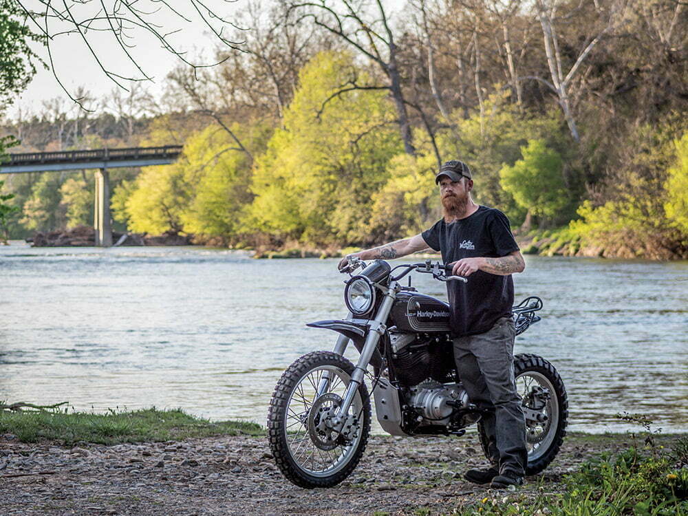 2001 Harley-Davidson Sportster rider