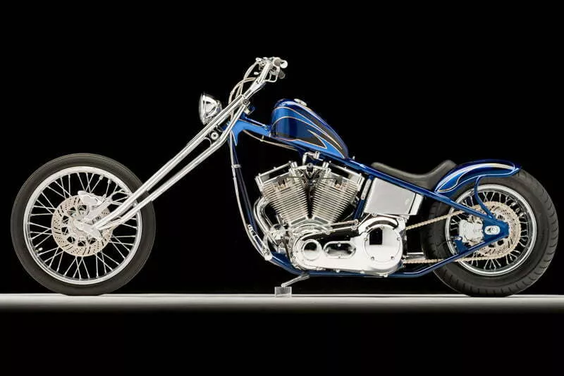 custom evo long chopper