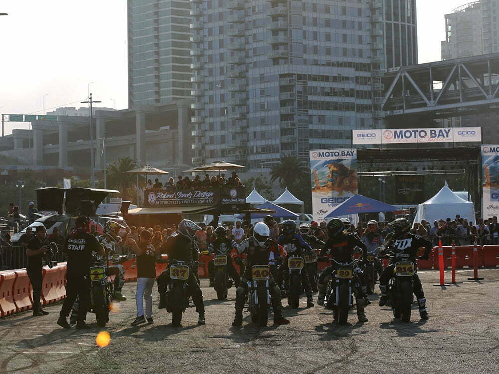 Super Hooligans on the starting line at Pier 32