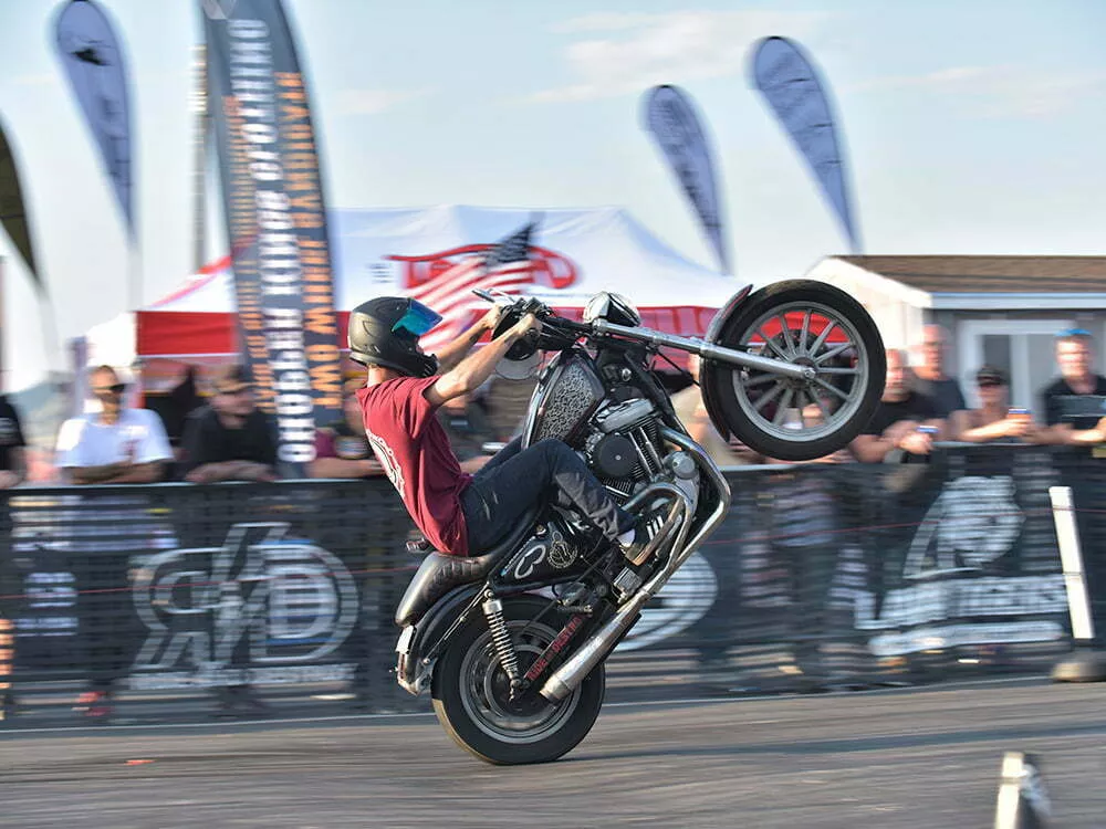 wheelie stunt