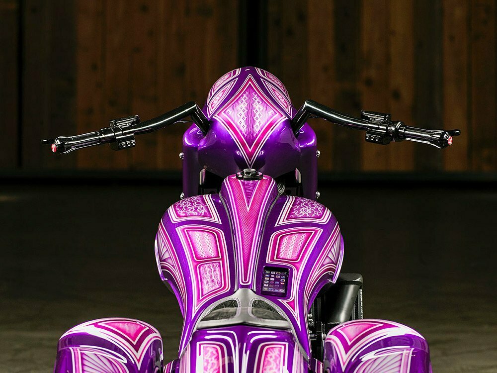 JP Customs custom purple paint