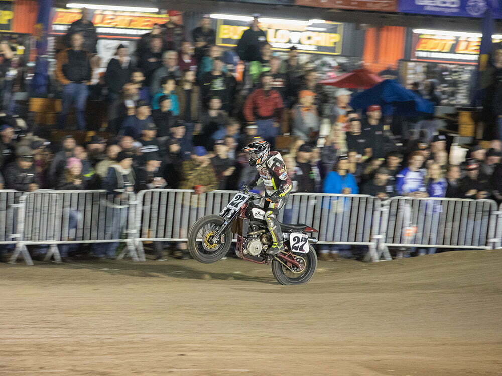 Robert Pearson landing motorcycle jump