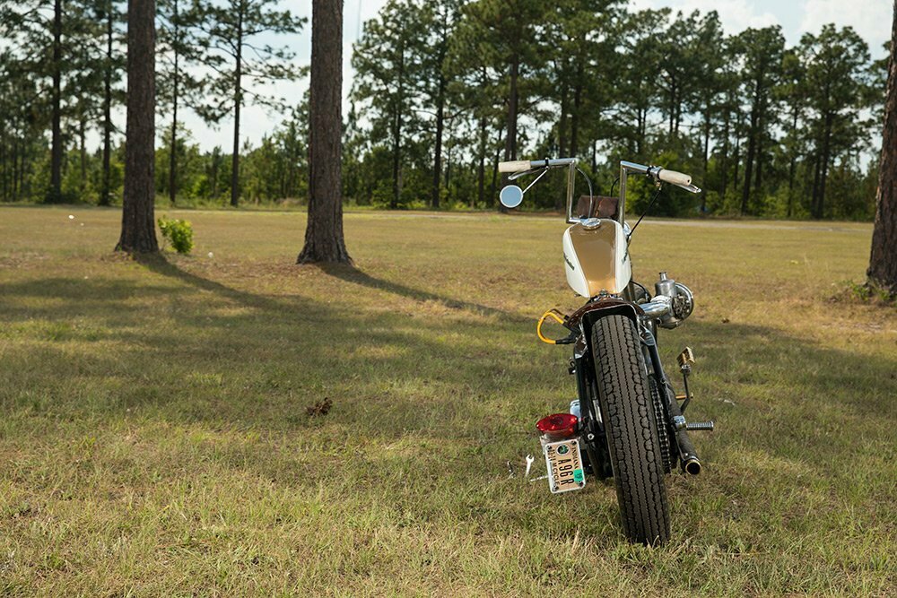 custom harley-davidson ironhead chopper