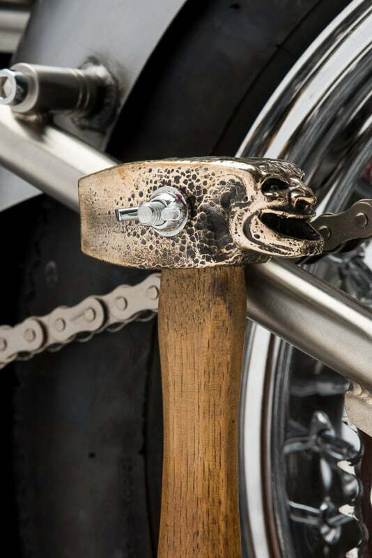 skull motorcycle hammer