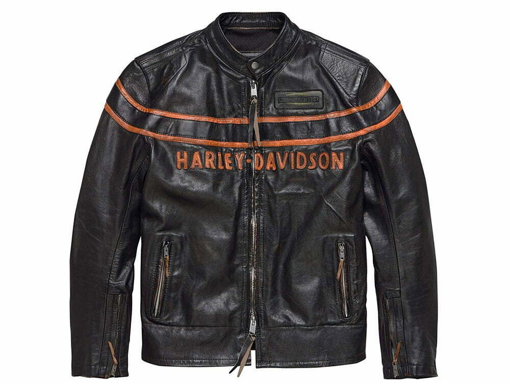 Harley-Davidson Double Ton Slim-Fit Leather Jacket