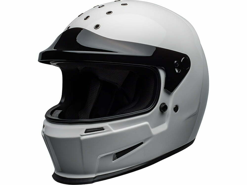 Gloss White Bell Eliminator helmet