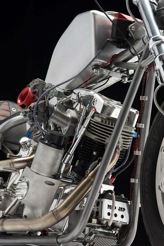 Bonneville custom shovelhead engine