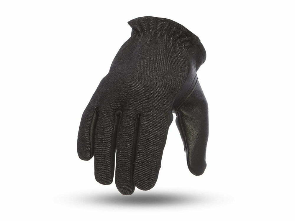 First Mfg. Co. Two-Tone Roper Leather Motorcycle Glove
