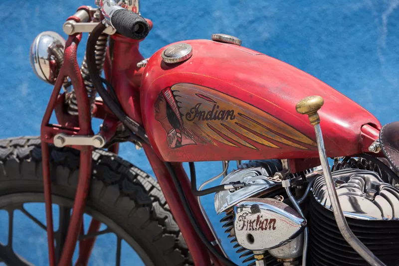 custom indian motorcycle gas tank