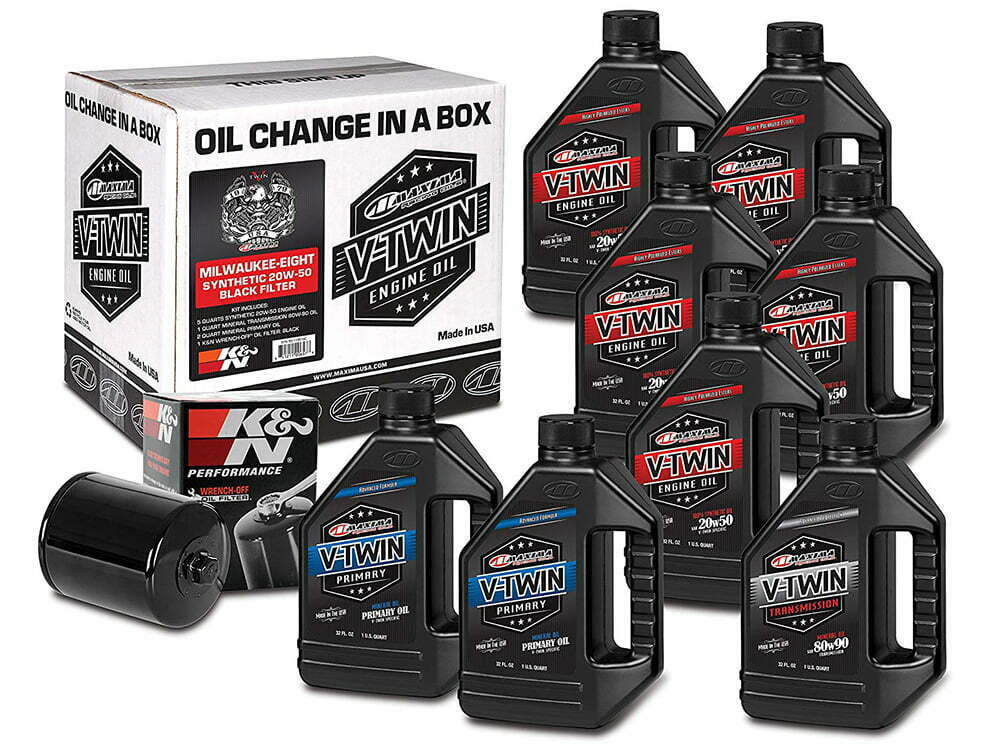 Maxima Racing Oils Milwaukee-Eight Synthetic Oil Change Kit