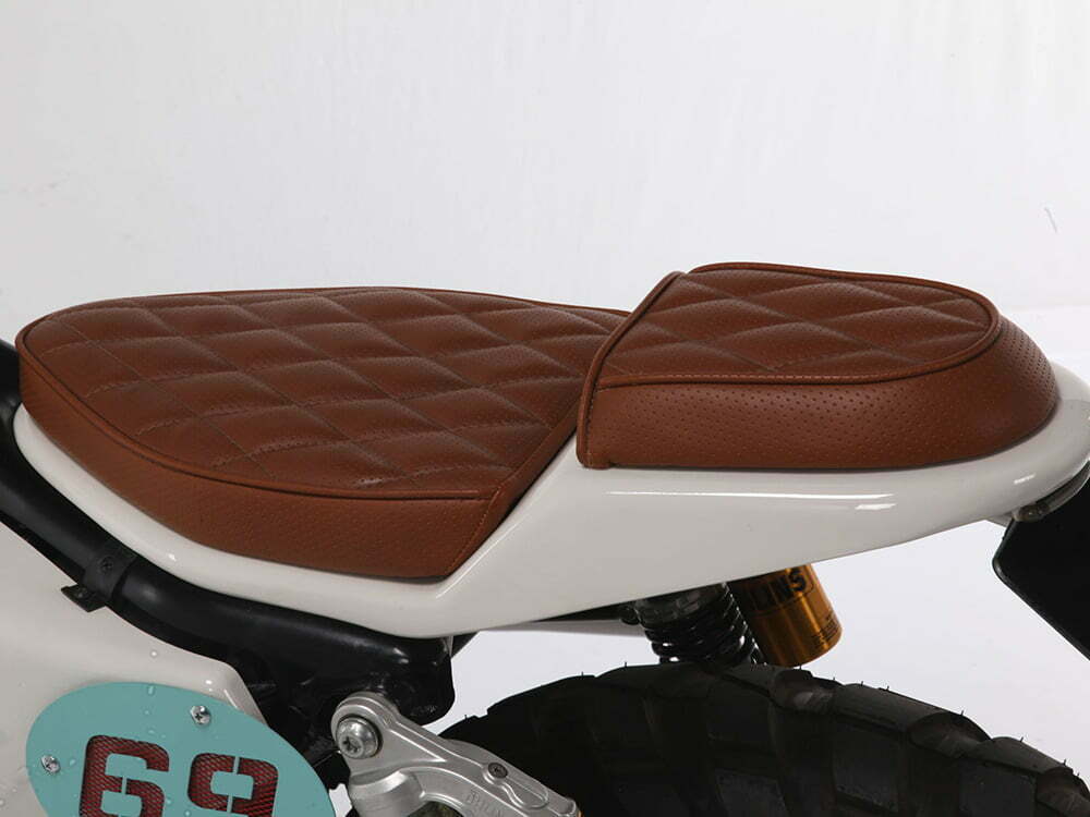 handmade motorcycle saddle