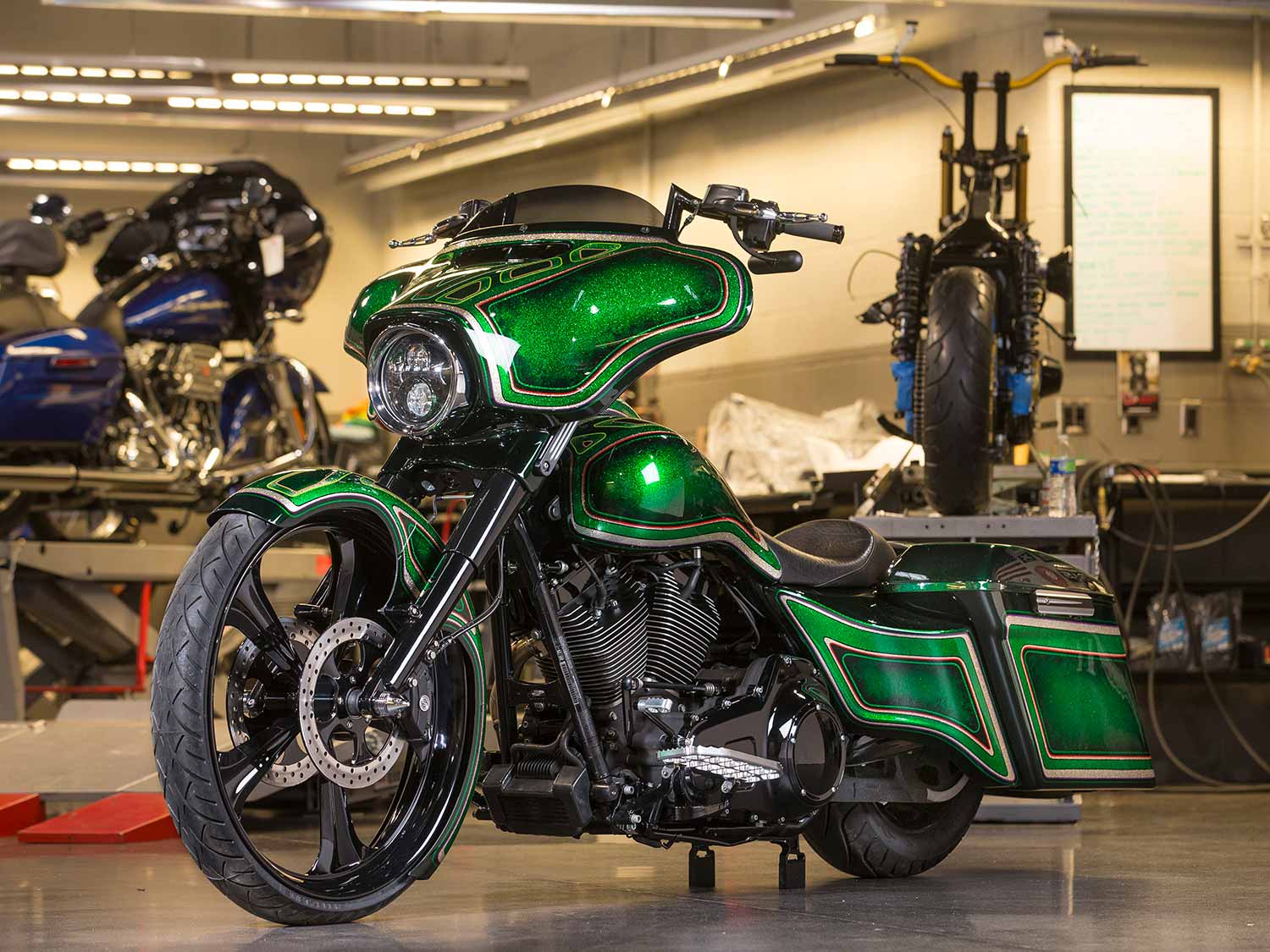 Custom 2014 Harley-Davidson Street Glide.