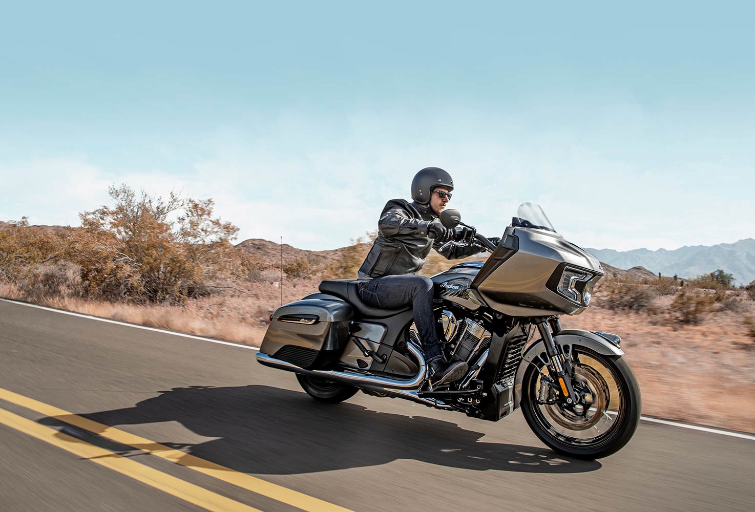 The 2020 Indian Challenger is a new type of American touring bike.