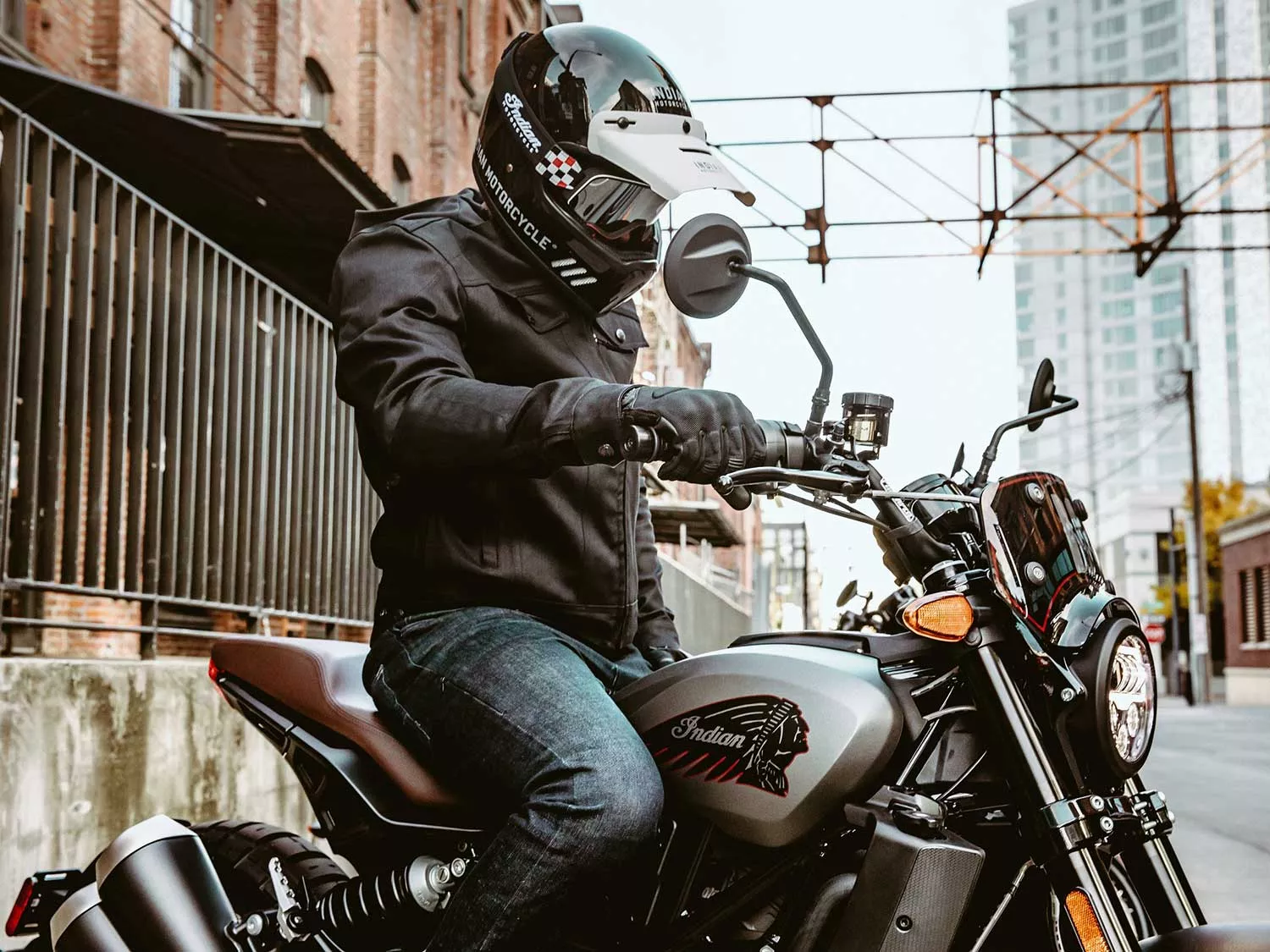 Taller ProTaper handlebars change up the ergos and attitude on the Rally. We’re digging the look of the low shield above the headlight, but a taller height would be more effective.