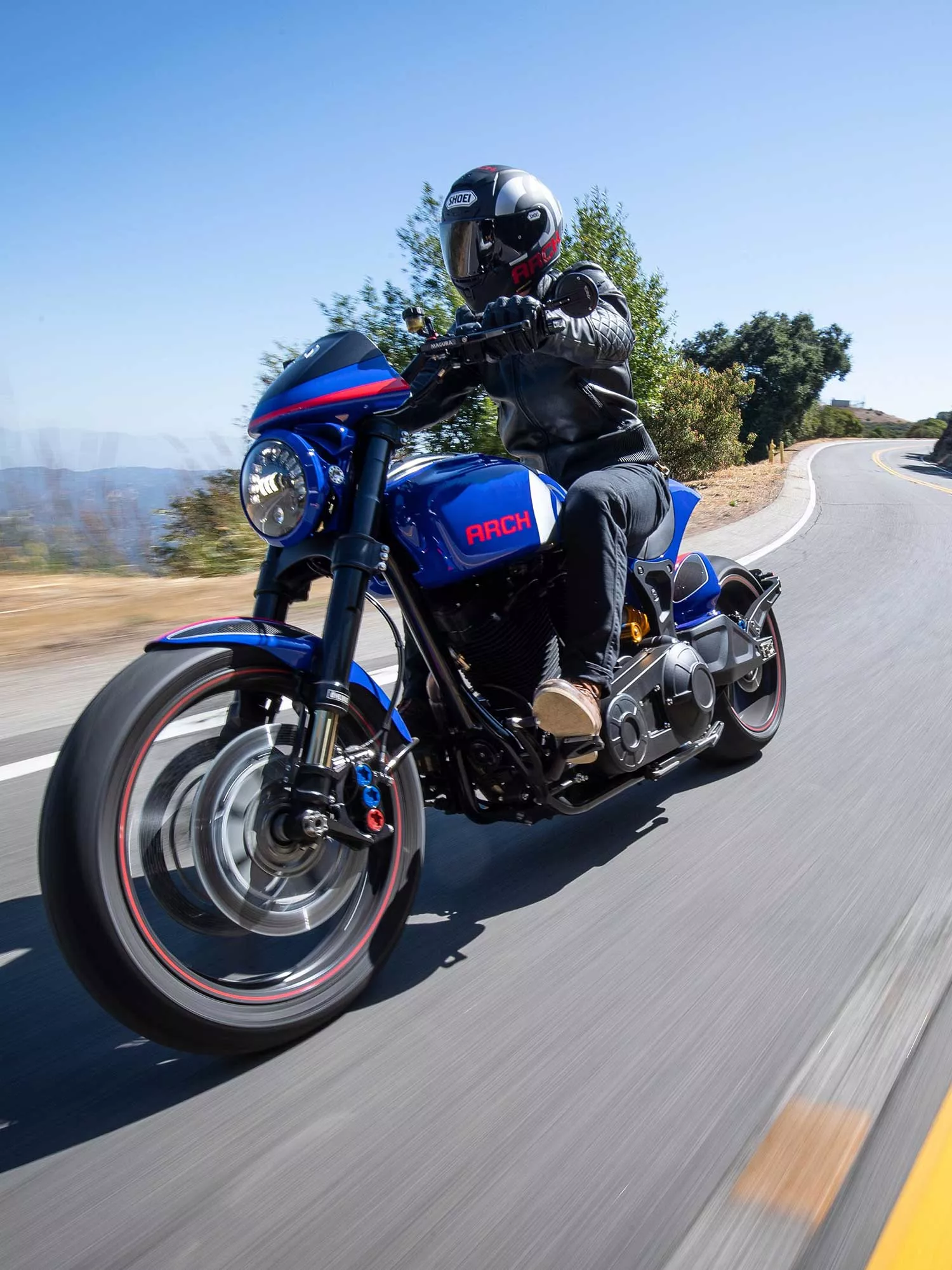The latest KRGT-1 mixes roadster with touches of café racer, but at its heart is still that monster S&S 124ci V-twin motor that screams hot rod.