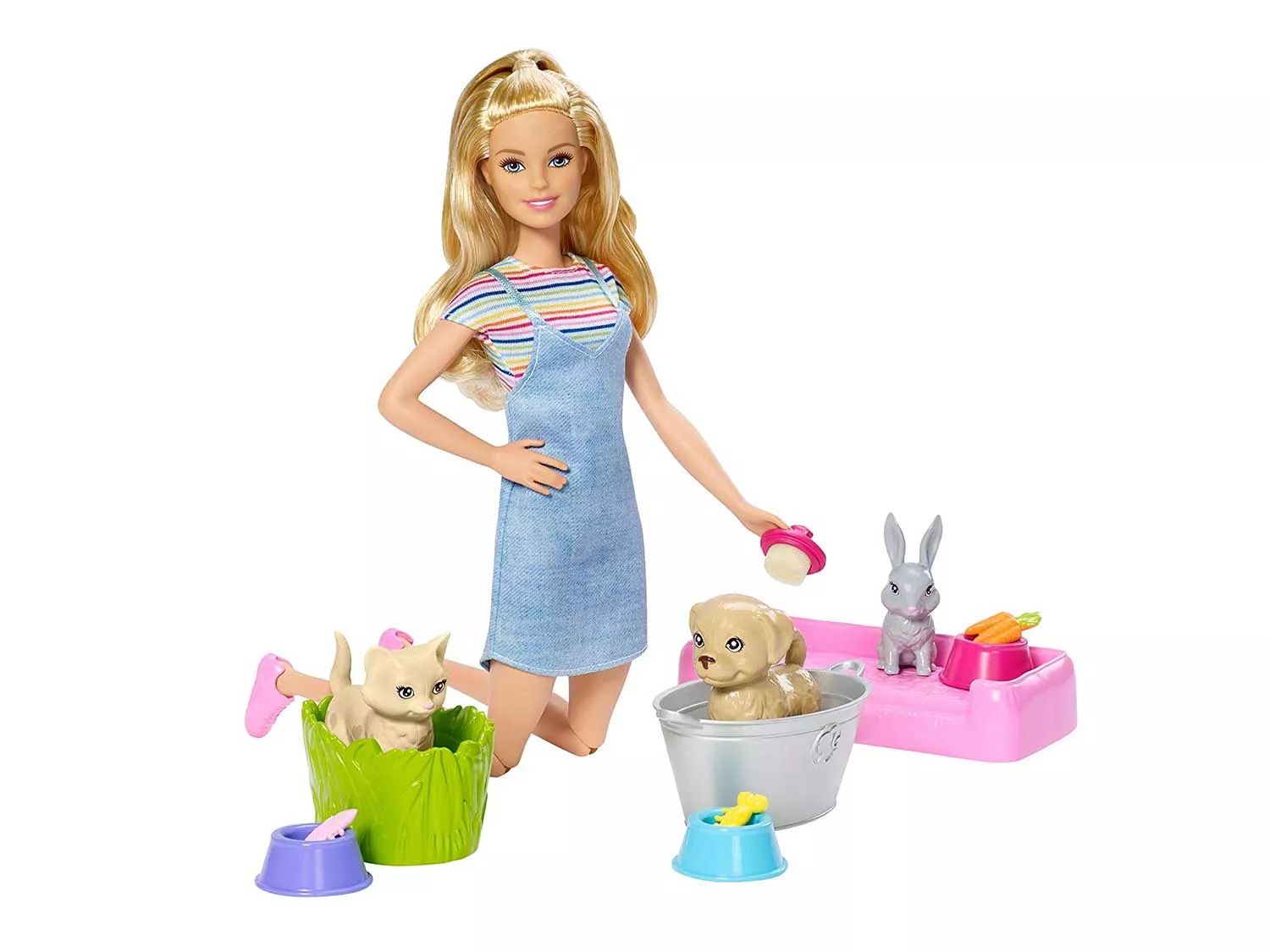 Barbie Play ’N’ Wash Pets Doll & Playset