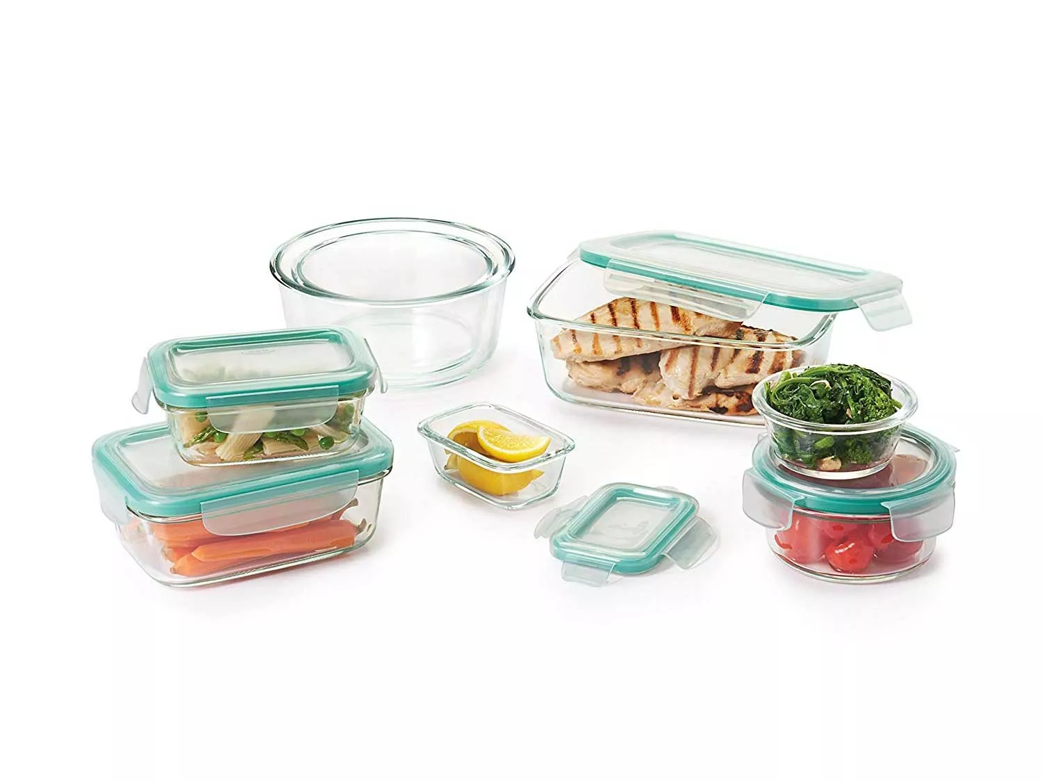 OXO Good Grips 16-Piece Glass Container Set
